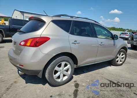 2009 Nissan Murano S z USA, uszkodzony, nr VIN JN8AZ18W09W204806